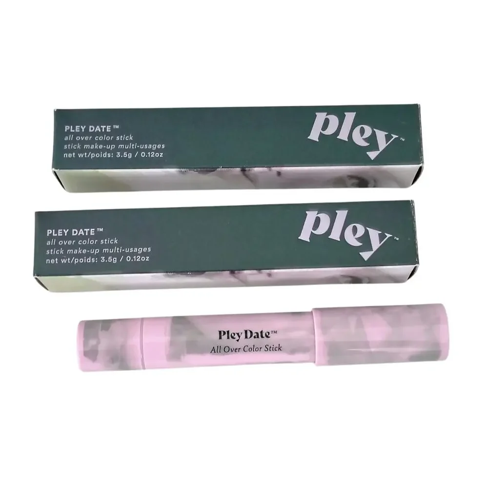 Pley Date All Over Color Stick Highlighter Mood Dust 0.12 oz Lot of 2